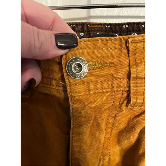 Prana Men’s Slim Fit Mustard Active Pant Twill sz 32X32 - Picture 4 of 10